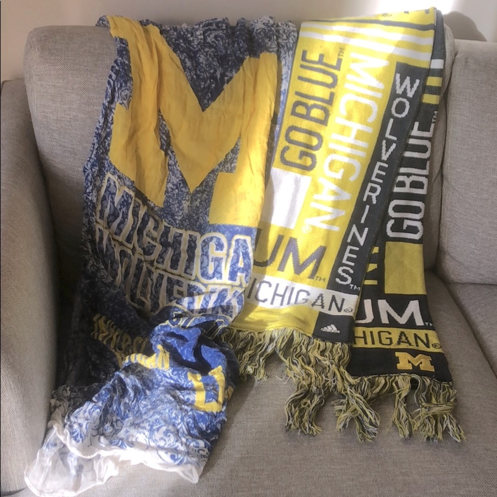 2 Michigan scarves